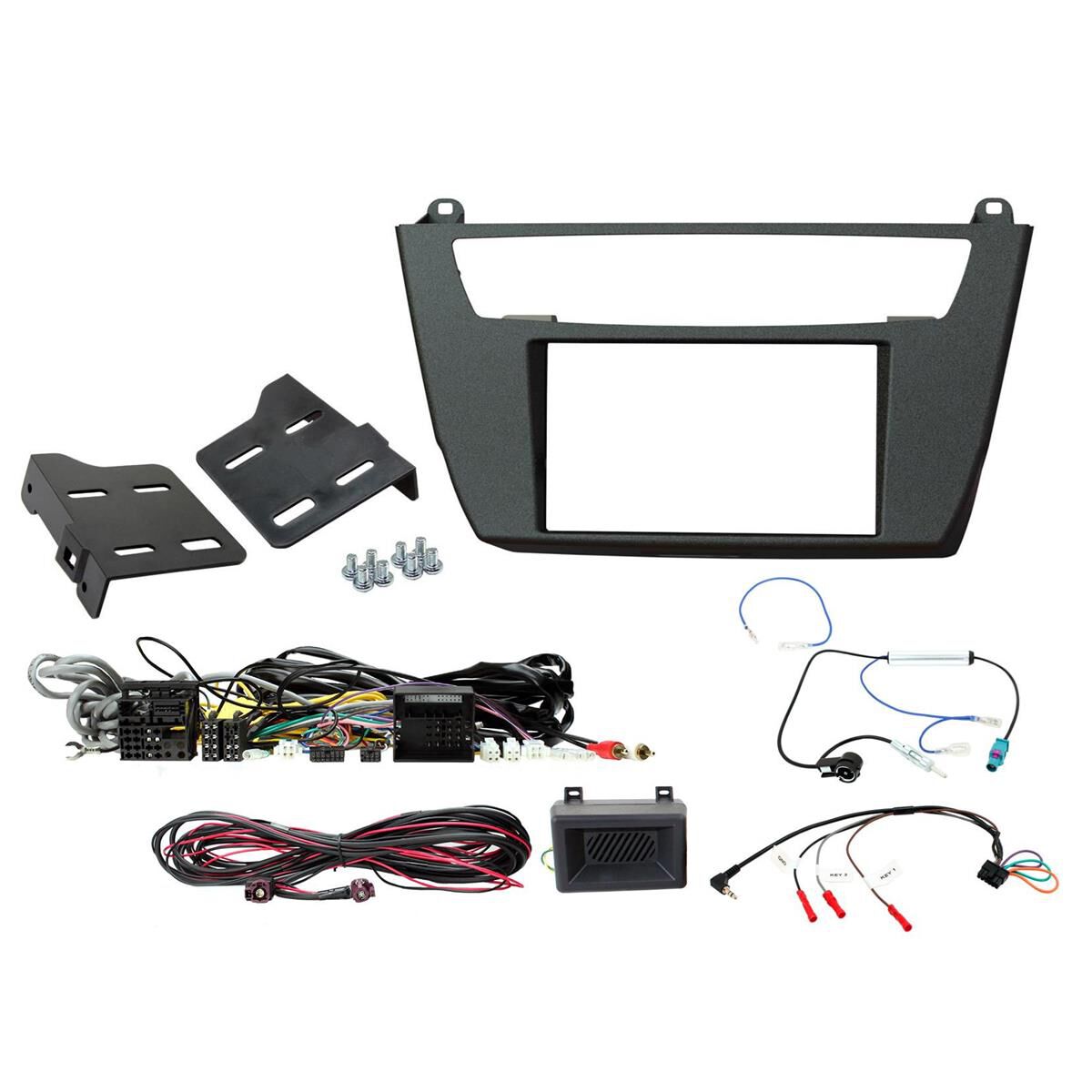 INSTALL KIT TO SUIT BMW 1 SERIES F20, F21; 2 SERIES F22 - NON AMPLIFIED (BLACK), , scaau_hi-res