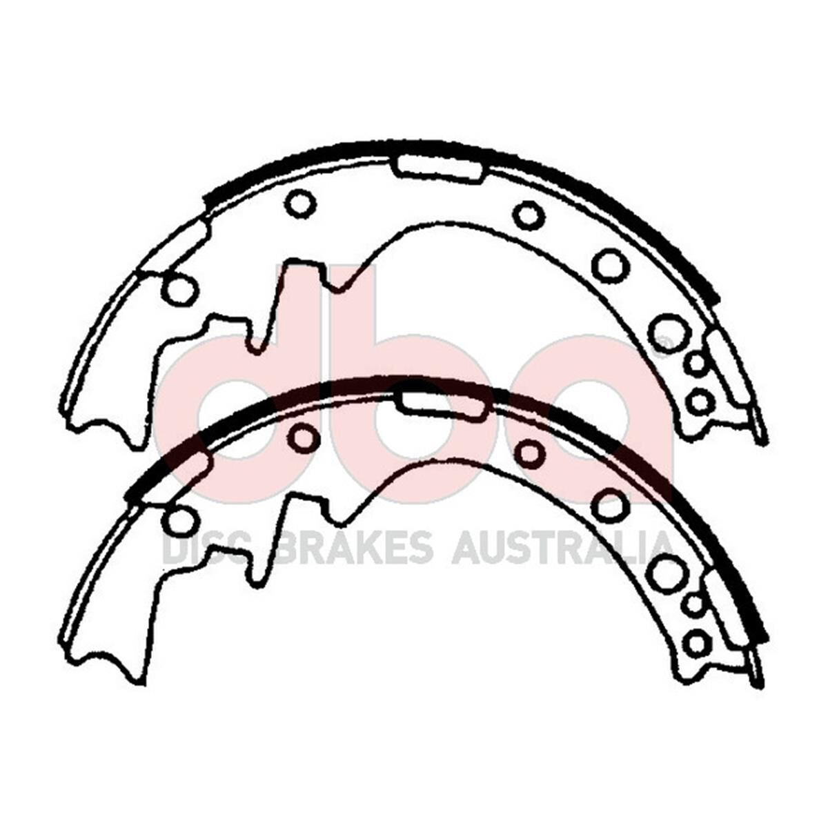 Street Series Brake Shoes [Toyota Dyna/Hi-Ace/Hi-Lux 1979-01 254mm], , scaau_hi-res