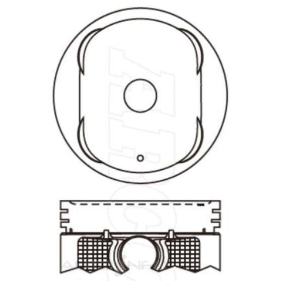 NISSAN VQ40DE 'PISTON SET', , scaau_hi-res