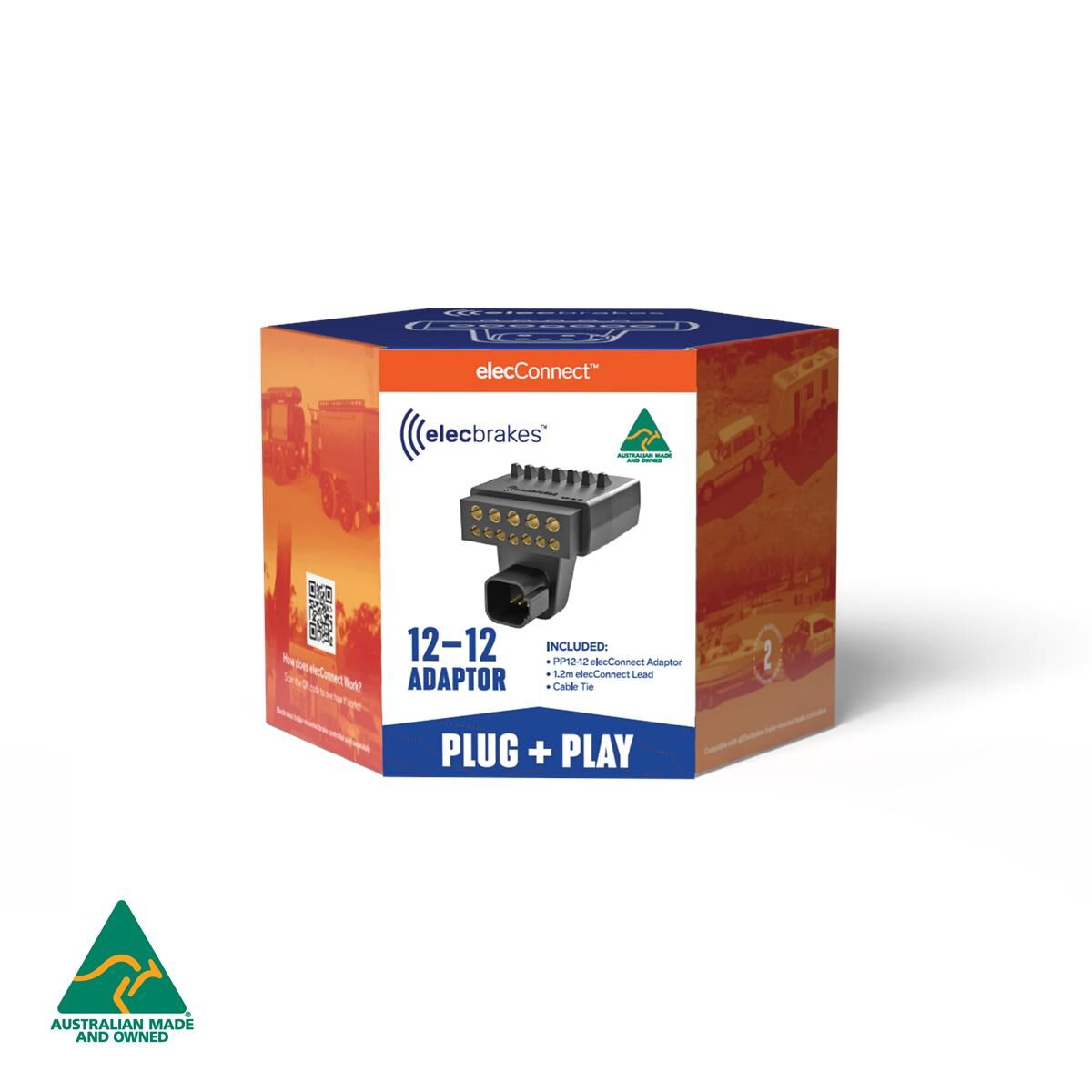 ELECBRAKES ELECCONNECT ADAPTOR 12-12 - PP12-12, , scaau_hi-res