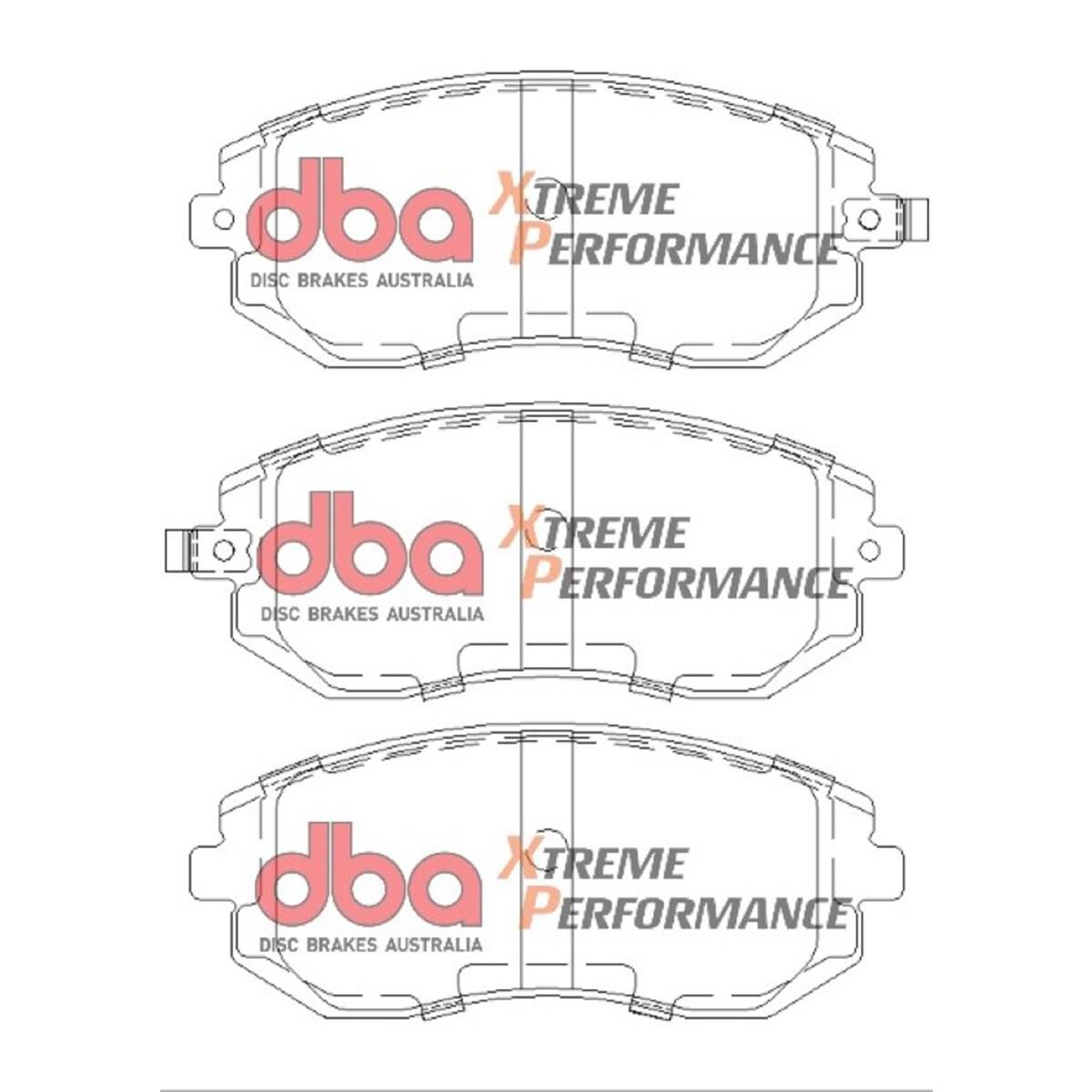 DBA XP PERFORMANCE BRAKE PADS Subaru 2001-2014, , scaau_hi-res