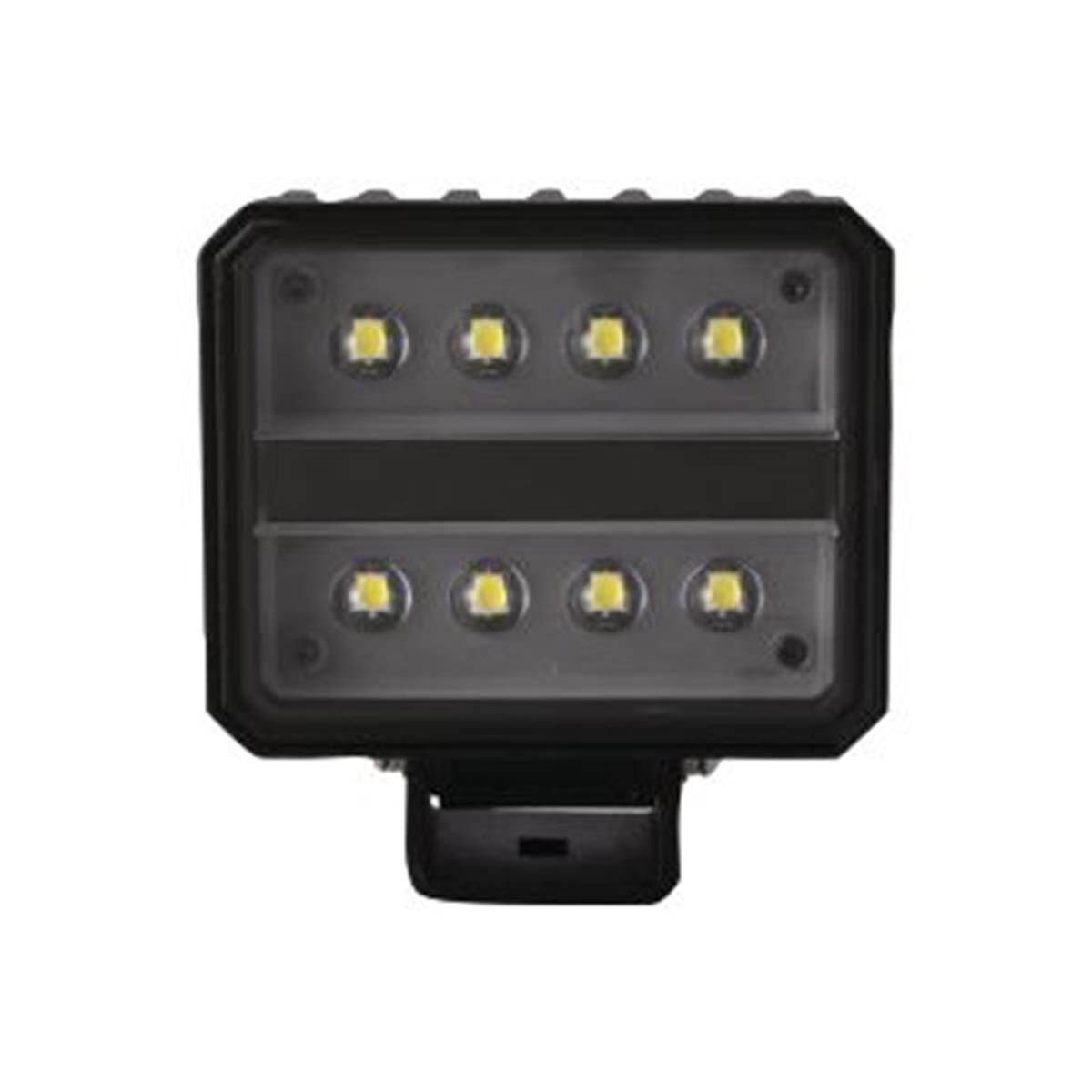 LED RECTGL WORKLAMP FLOOD BEAM80 Deg 9-36V 40W 8 LEDs BLKHSNG 4,100Lmns IP69K, , scaau_hi-res