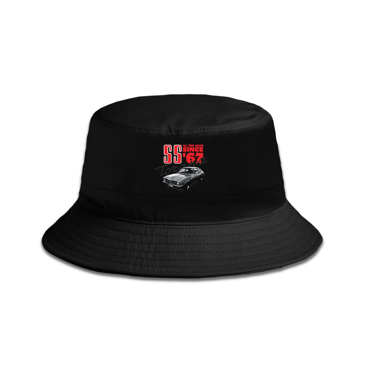 ADULT BUCKET HAT-BLACK [SS ON THE ROAD SINCE'67], , scaau_hi-res