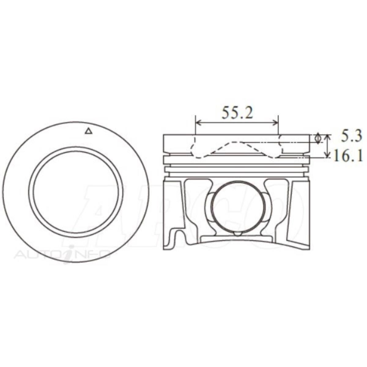 SUIT ISZ 4JJ1TC PISTON SET, , scaau_hi-res