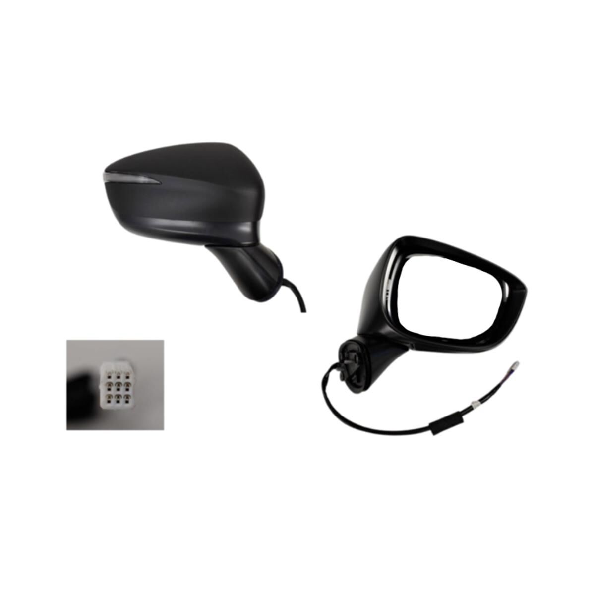 CX5 KE SER2 11/14-1/17 DOOR MIRROR (+LIGHT+HEATED+BLIND SPOT+FOLDING-CAMERA) (R), , scaau_hi-res