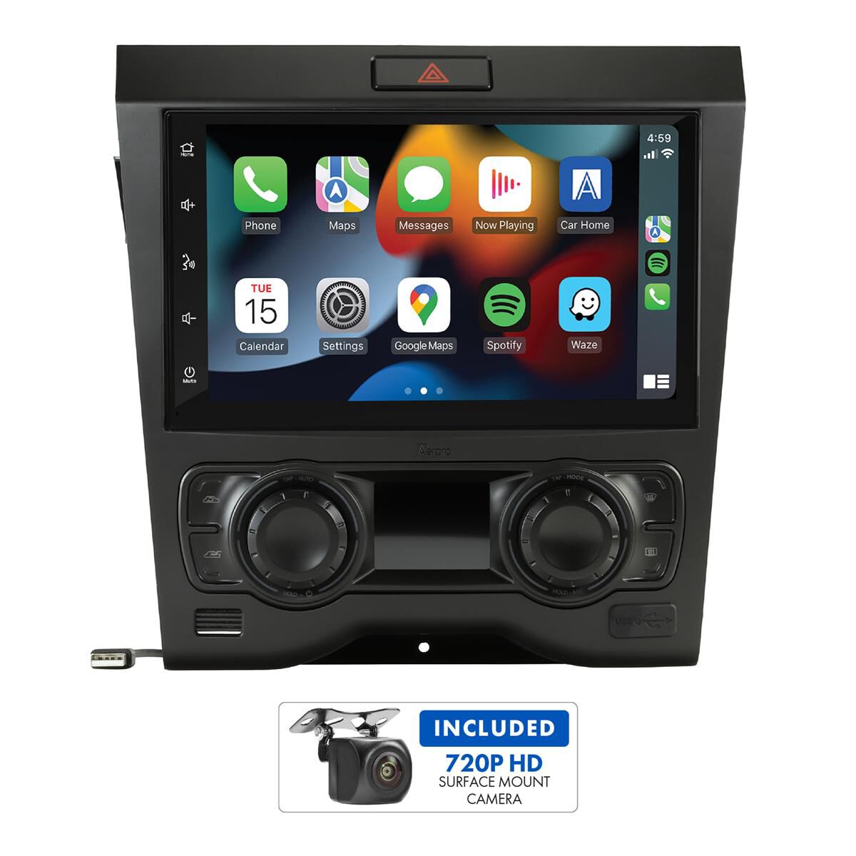 7" MULTIMEDIA RECEIVER TO SUIT HOLDEN VE SERIES 1 SINGLE ZONE (BLACK), , scaau_hi-res