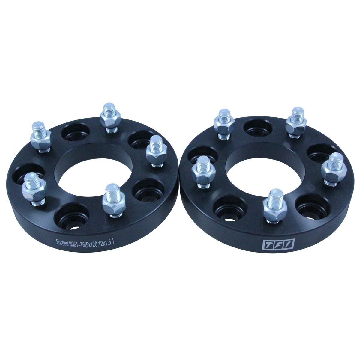 Wheel Spacer Kit 25mm Thick Size 5x120 12x1.5 Stud, , scaau_hi-res