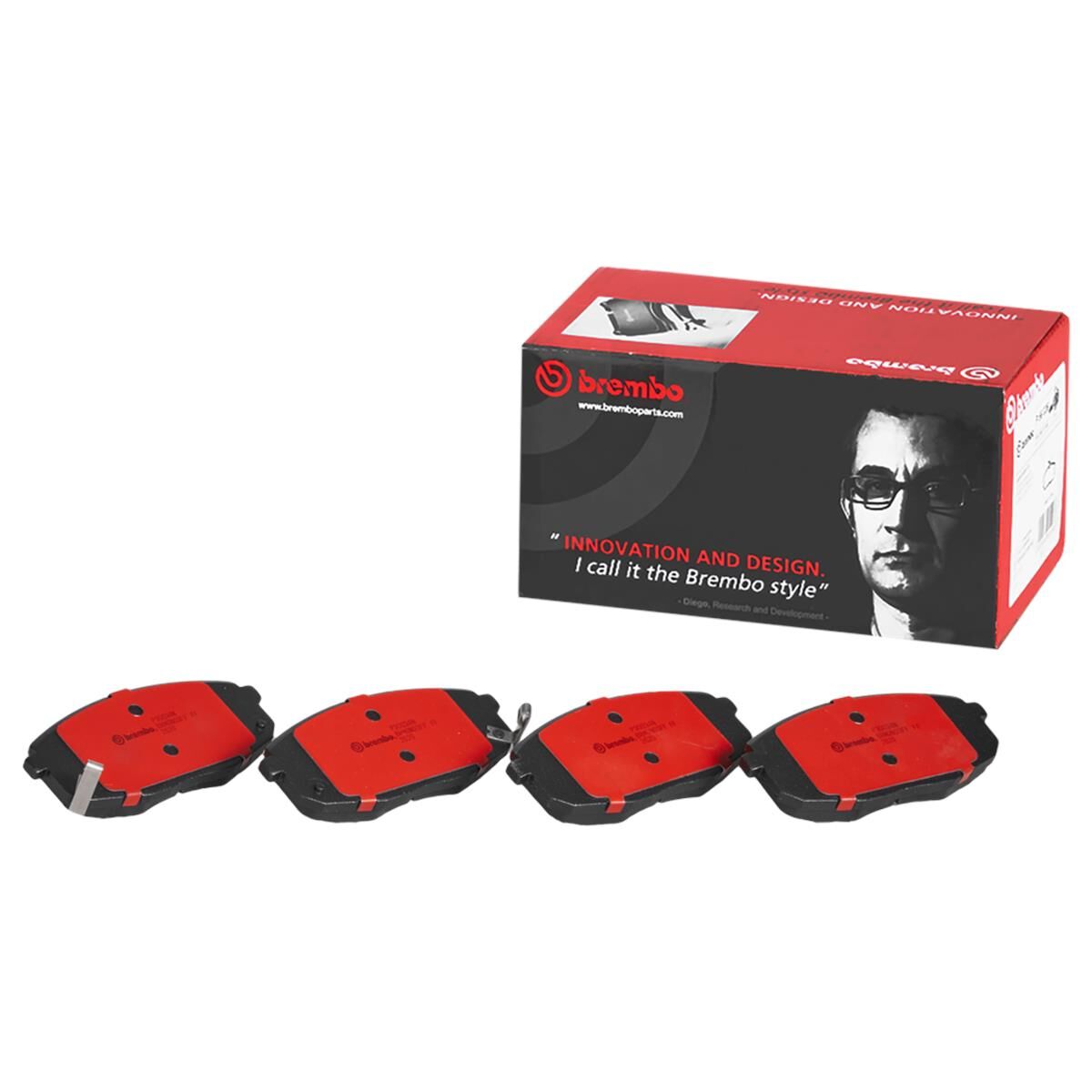 BREMBO DISC PAD SET NAO CERAMIC, , scaau_hi-res