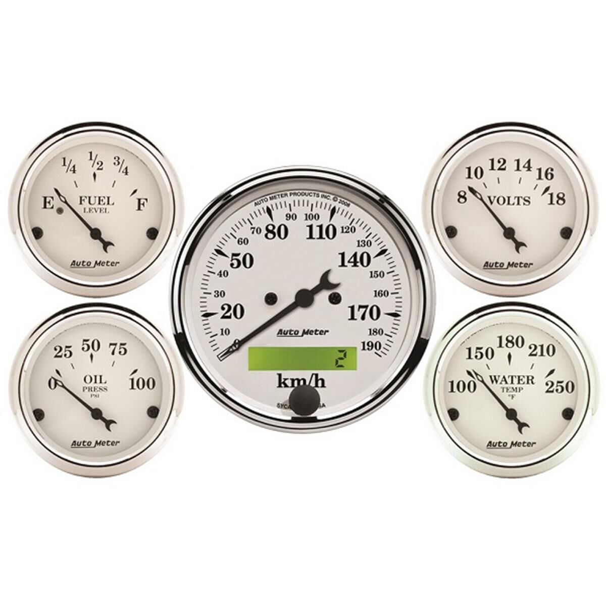 Old Tyme White 5 Piece Kit w/, , scaau_hi-res