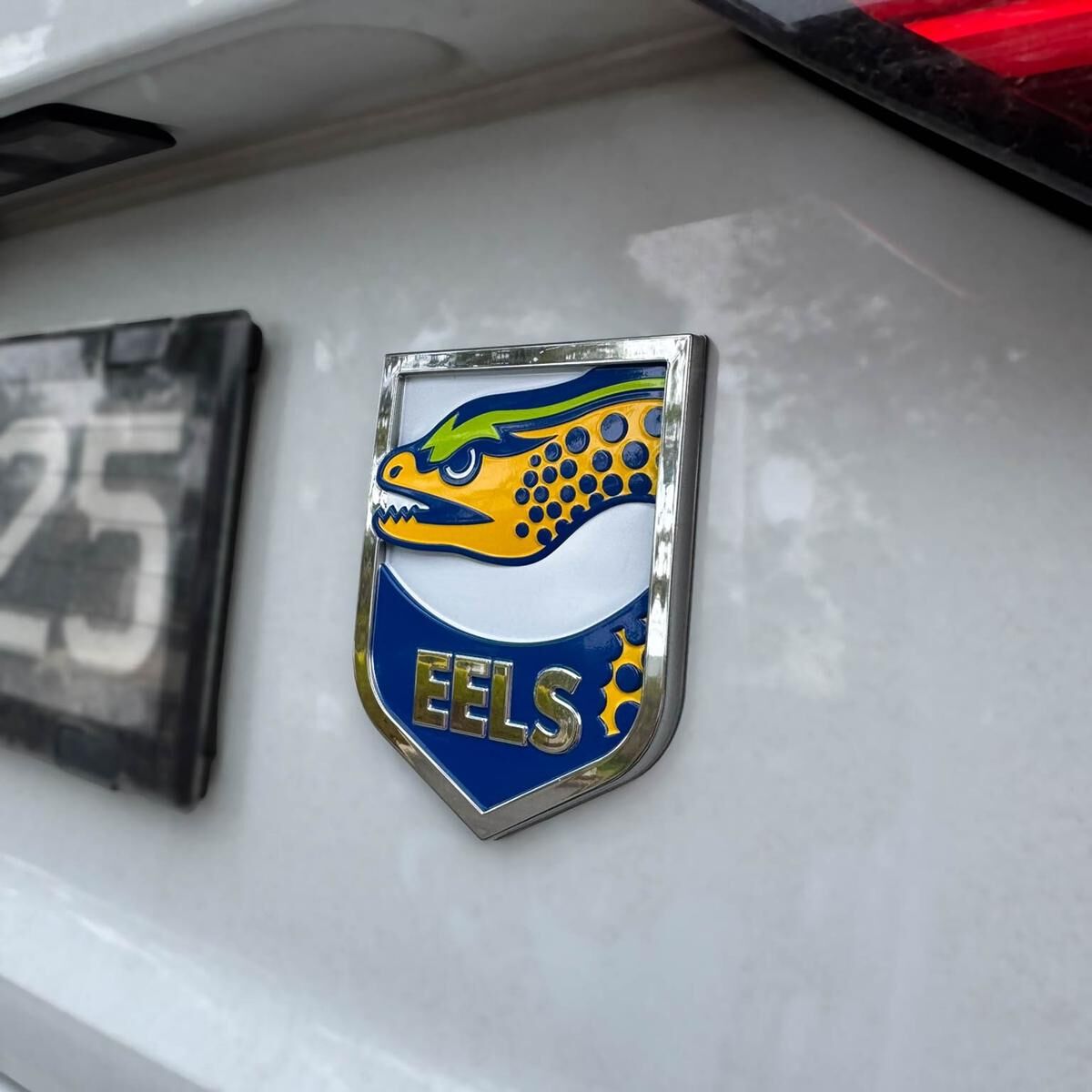 NRL EELS 3D CHROME CAR EMBLEM, , scaau_hi-res