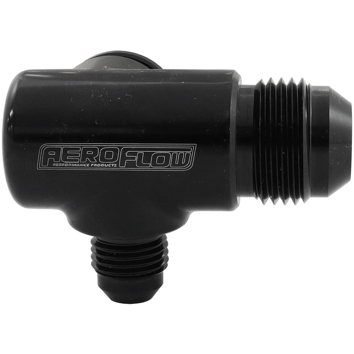 FORD BARRA THERMOSTAT WATER PUMP PRESS IN TEE -10 -6 HOUSING - AF 64-4046BLK, , scaau_hi-res