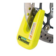 OXFORD MONSTER DISC LOCK YELLOW, , scaau_hi-res