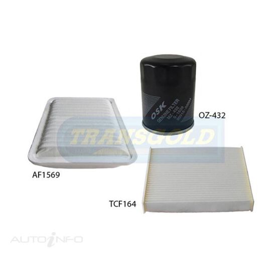 Toyota Camry ACV40 Air Filter Service Kit, , scaau_hi-res