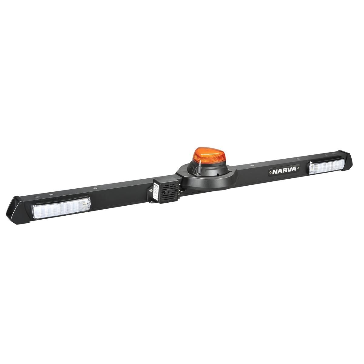 Narva 12V LED Low-Profile Rotating Strobe Utility Bar - 1.2m with Reverse Alarm, , scaau_hi-res
