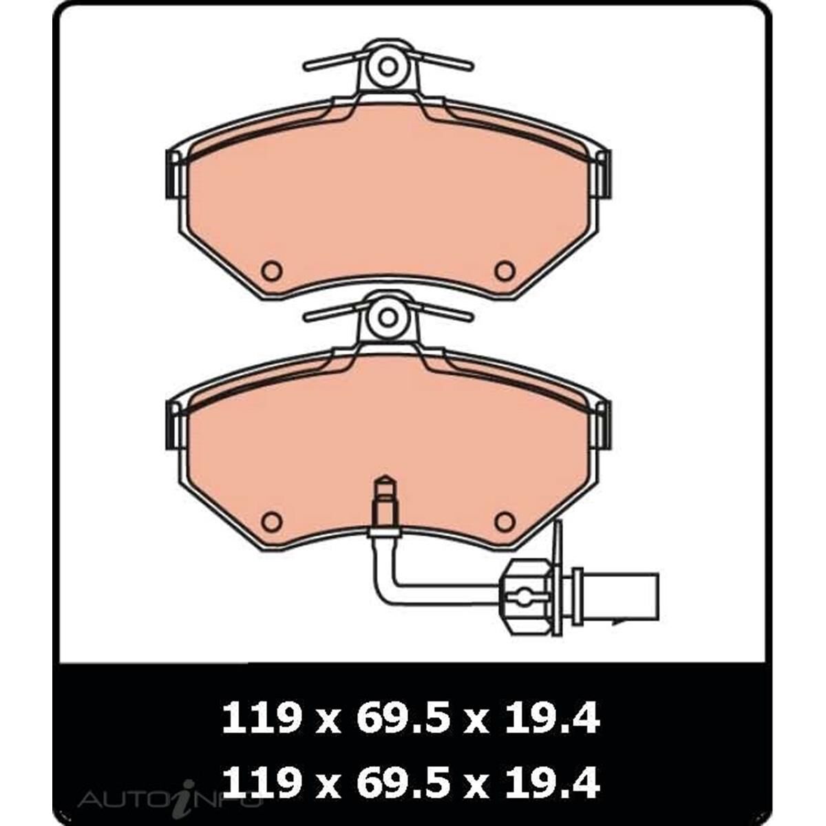 DB2193R AUDI A4 & VW PASSAT 99- FRONT, , scaau_hi-res