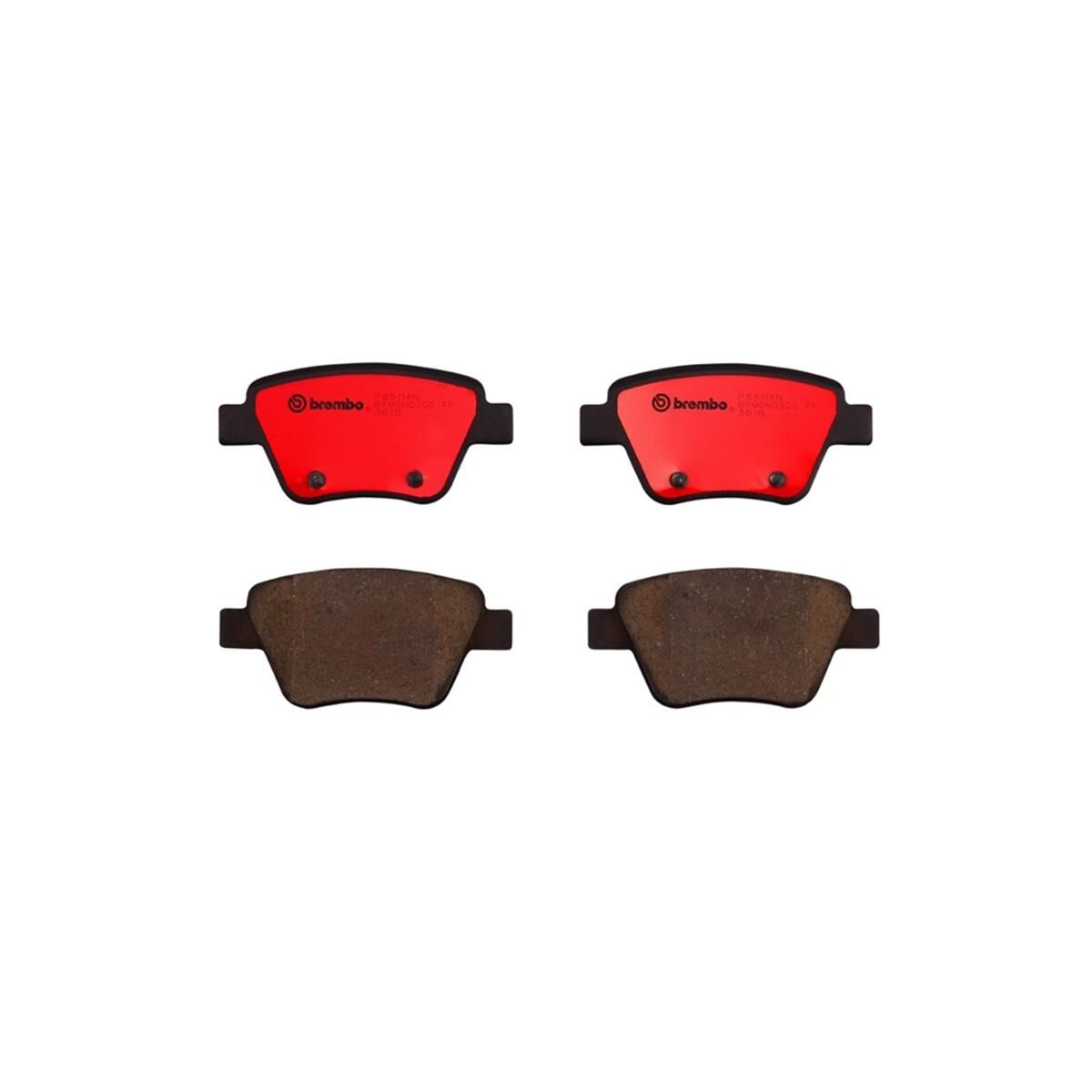 Brembo Prime Ceramic Disc Brake Pad Set - P85114N | Supercheap Auto