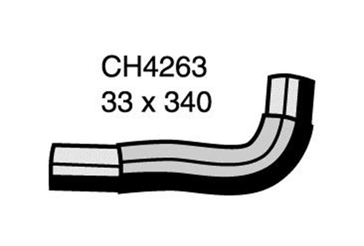Radiator Upper Hose  - MAZDA E2500 . - 2.5L I4  DIESEL - Manual & Auto, , scaau_hi-res