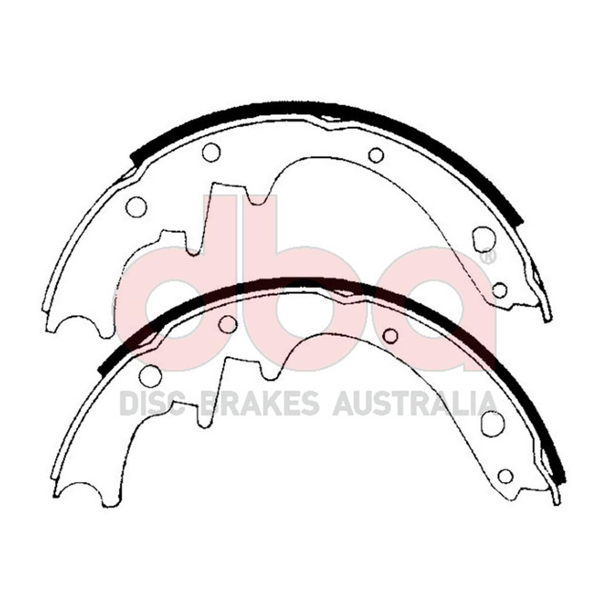 Street Series Brake Shoes [Ford Falcon 1964-73 254mm], , scaau_hi-res