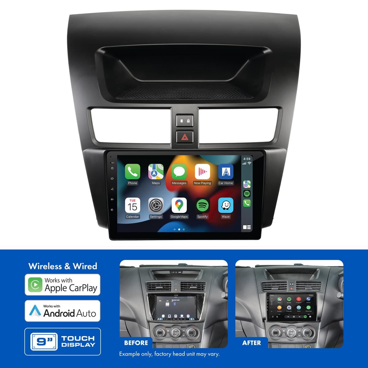 9" MULTIMEDIA RECEIVER TO SUIT MAZDA BT-50 (2012-2018), , scaau_hi-res