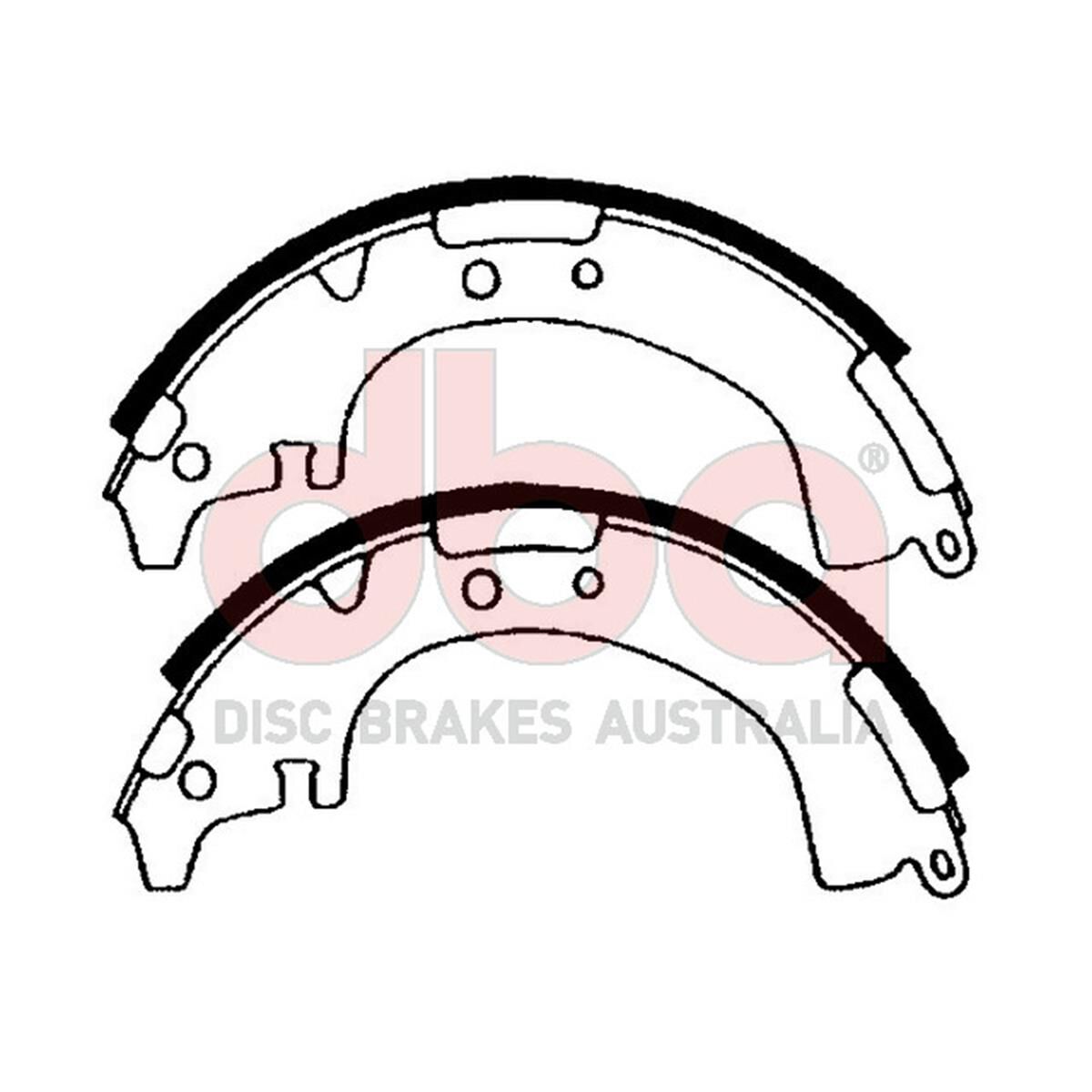 Street Series Brake Shoes [Chrysler Centura / Toyota Corolla/Corona 228.6mm], , scaau_hi-res