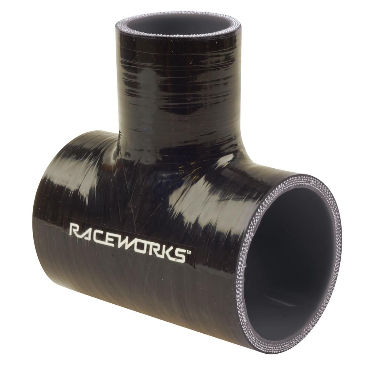 HOSE TEE 2.75'' ID1.5'' SPOUT BLACK, , scaau_hi-res