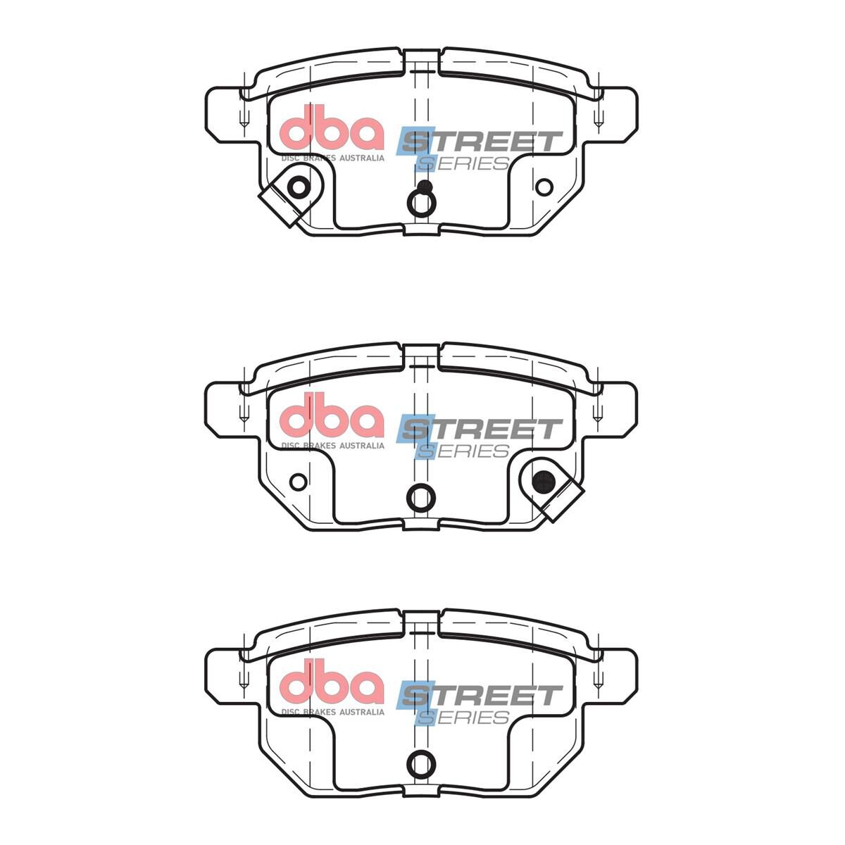 DBA SS STREET SERIES BRAKE PADS [ Suzuki & Toyota 2009-2014 R ], , scaau_hi-res