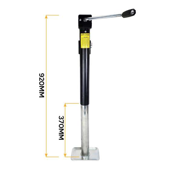 Sunrise Jockey Stand Weld On Attachment JW23 Model Zinc, , scaau_hi-res