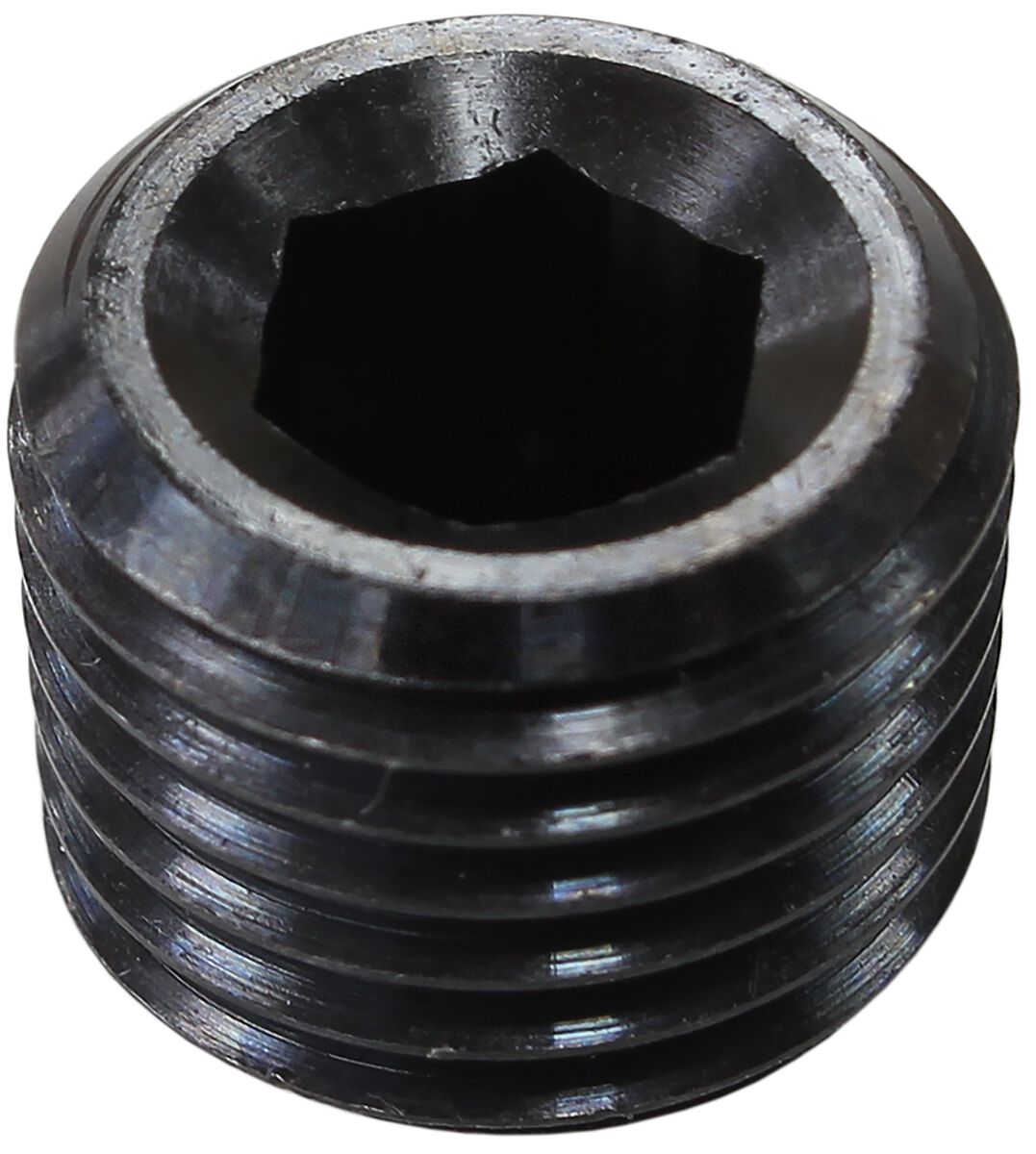1/4" NPT PORT PLUG STEEL BLACKCOATED, , scaau_hi-res