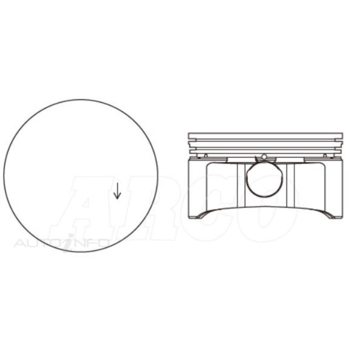 GMH X18XE1 Z18XE 'PISTON SET', , scaau_hi-res