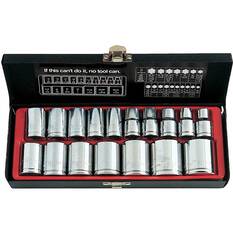 METRINCH SOCKET SET 1/2IN DRIVE 17 PIECE, , scaau_hi-res