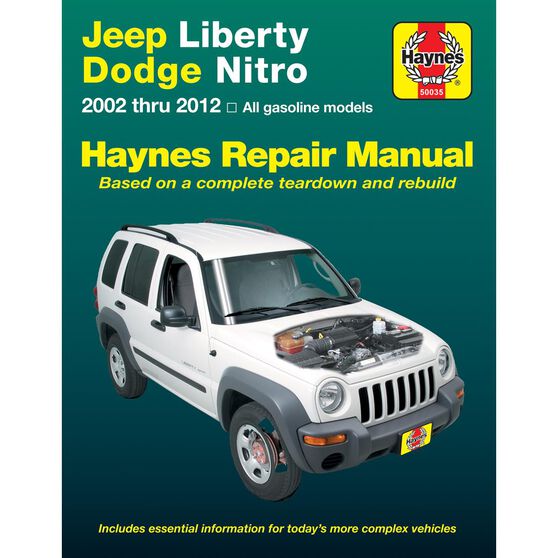 JEEP LIBERTY HAYNES REPAIR MANUAL COVERING ALL MODELS 2002 THRU 2012 (DOES NOT INCLUDE INFORMATION SPECIFIC TO DIESEL MODELS), , scaau_hi-res