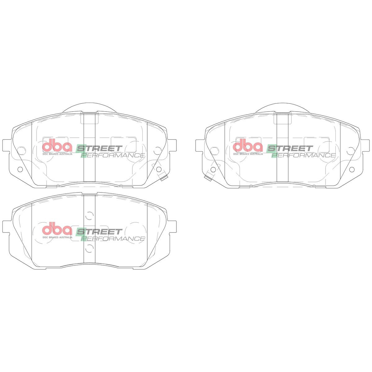 DBA SP PERFORMANCE BRAKE PADS [ HYUNDAI I40, I45 IX35 / KIA SPORTAGE / 2010-> F ], , scaau_hi-res