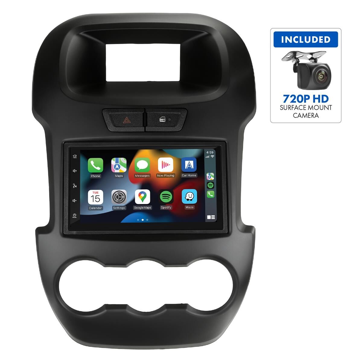 7" MULTIMEDIA RECEIVER TO SUIT FORD RANGER PX, , scaau_hi-res