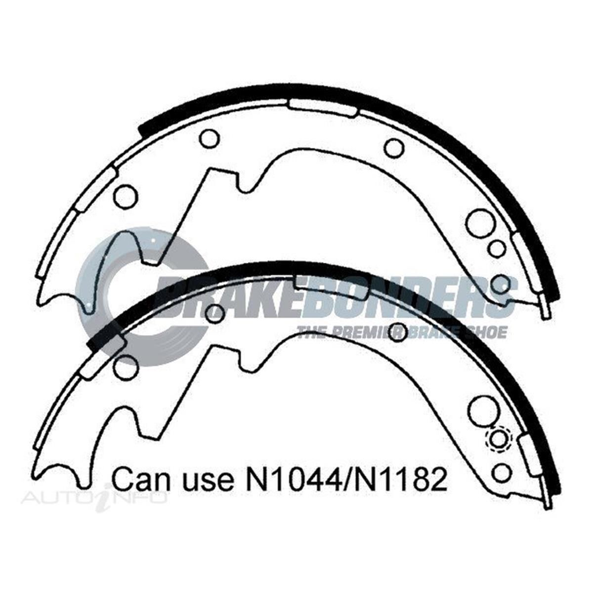 Brake Shoes - Toyota 228.6mm, , scaau_hi-res