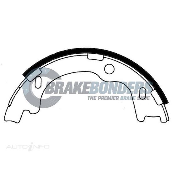 Brake Shoes - Hyundai Parking Brake 170mm, , scaau_hi-res