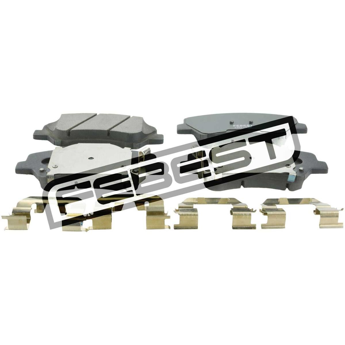 PAD KIT, DISC BRAKE, FRONT - KIT (WITH ANTI SQUEAL SHIM, WITH BRACKETS), , scaau_hi-res