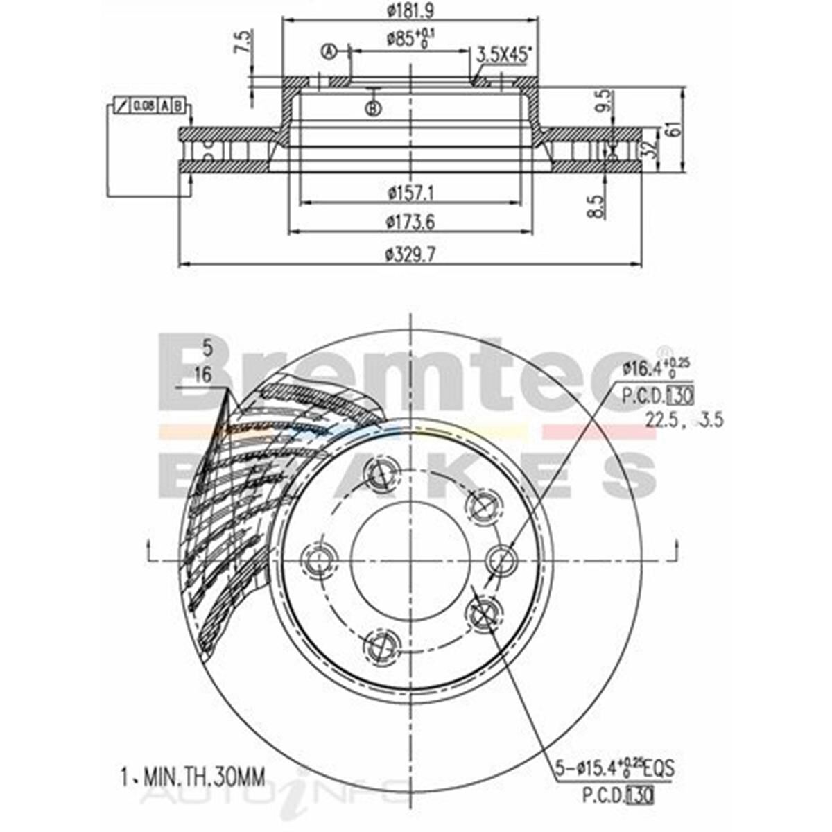 EURO-LINE BRAKE DISC ROTOR, , scaau_hi-res