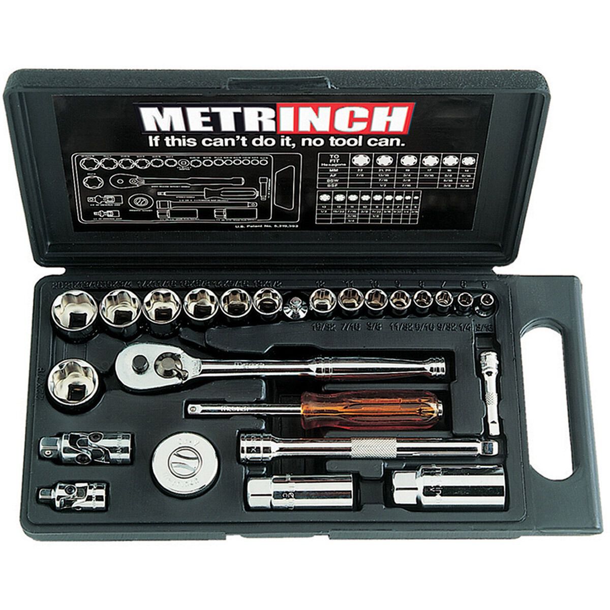 METRINCH 1/4IN &3/8IN DR 25PC SOCKET SET, , scaau_hi-res