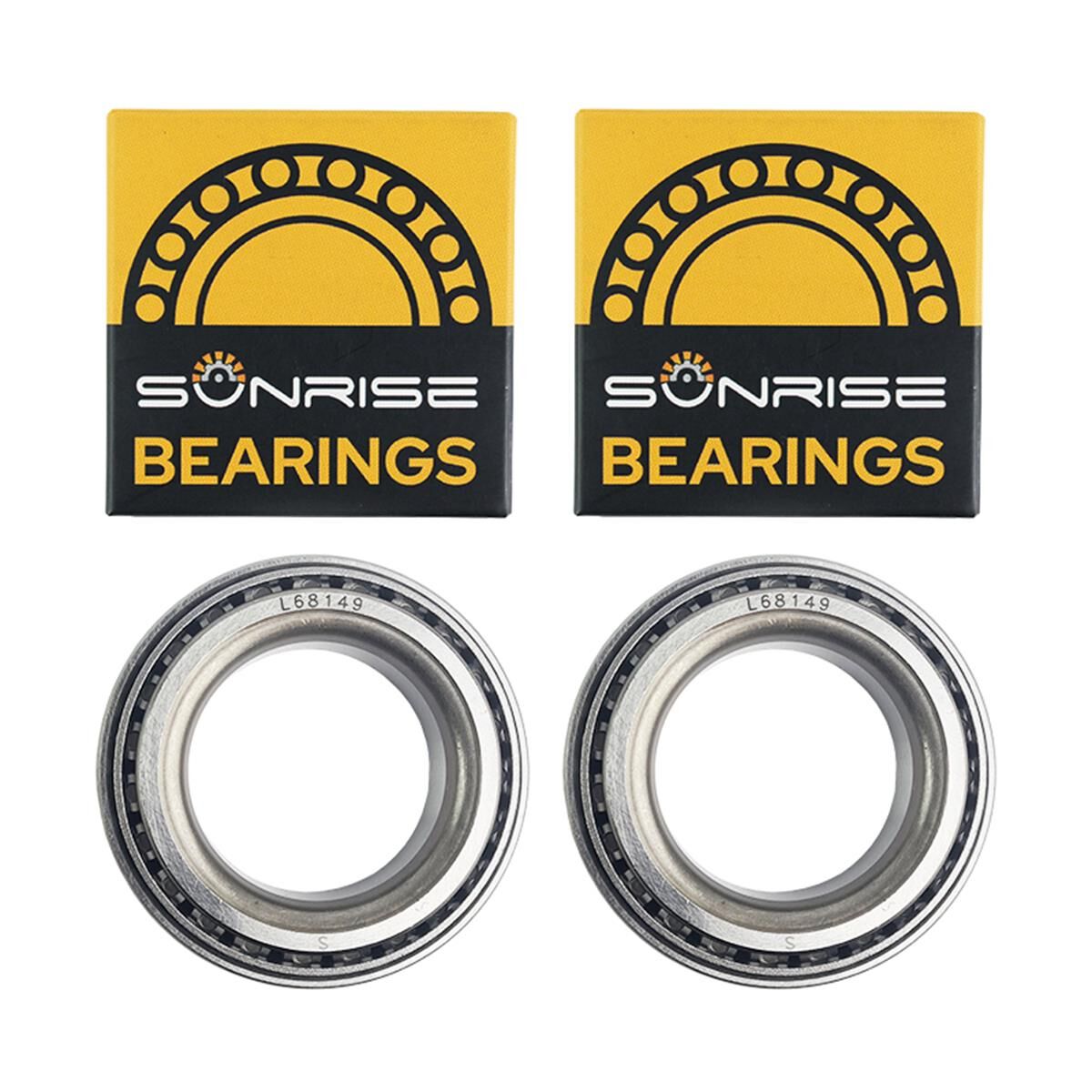 Sunrise Parallel Trailer Bearing Set Cup & Cone No: 68110/49, , scaau_hi-res