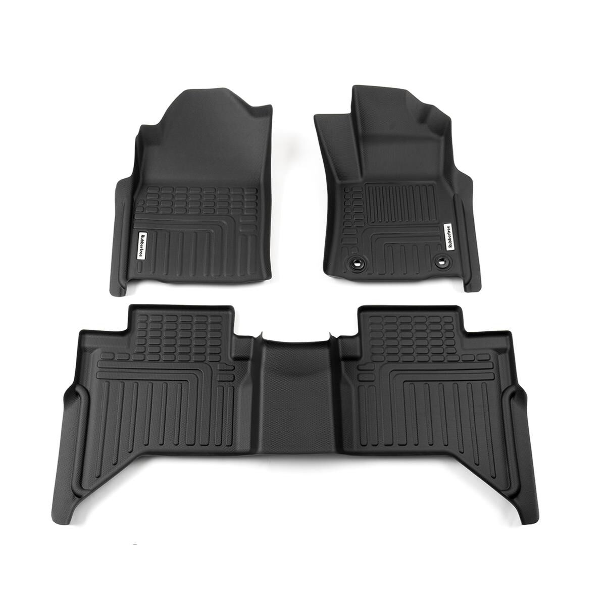 DEEP DISH FLOOR LINERS FOR TOYOTA HILUX 2015+ DUAL CAB AUTO FULL SET, , scaau_hi-res