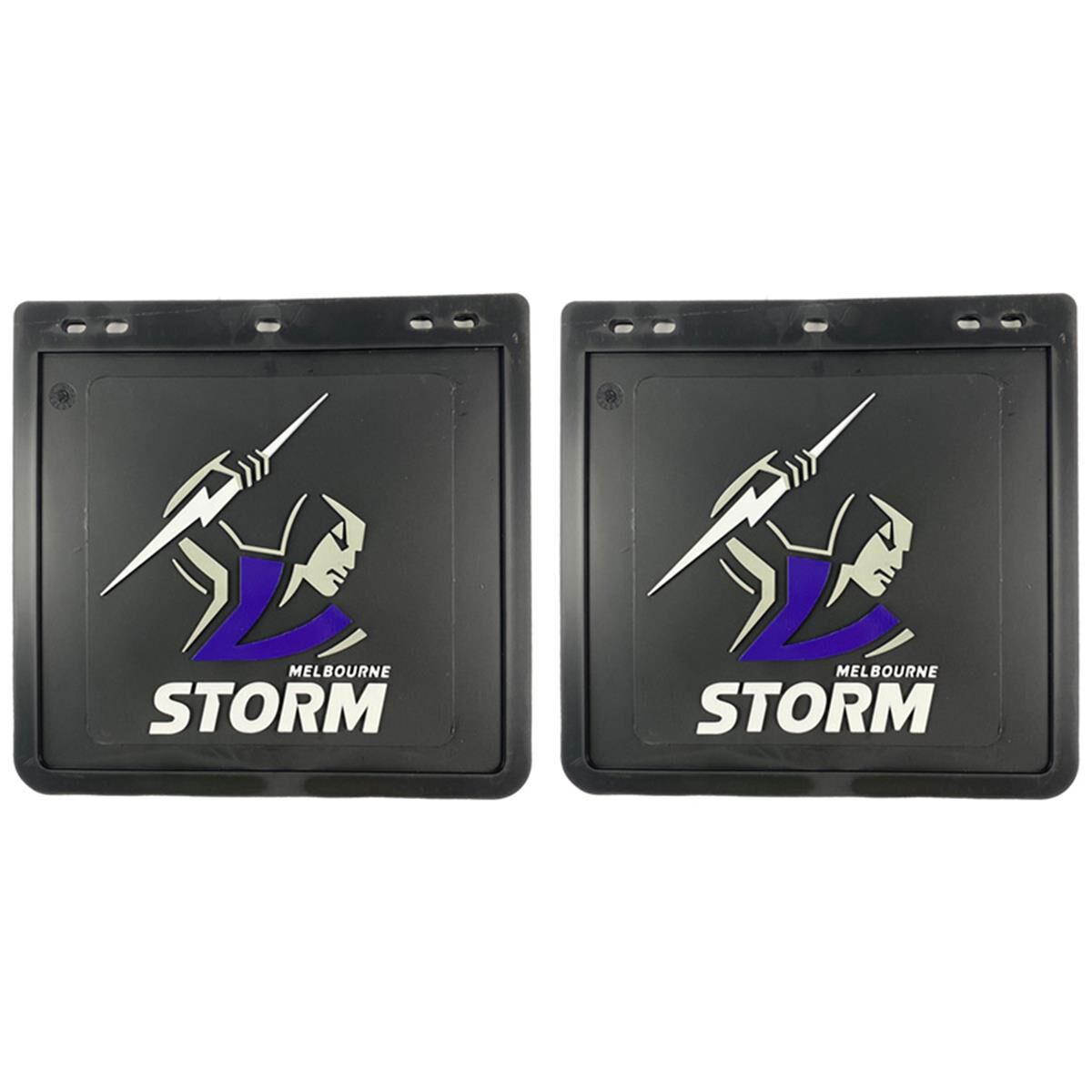 280MM DROP X 300MM WIDTH BLACK MONO MUDFLAP  - STORM, , scaau_hi-res