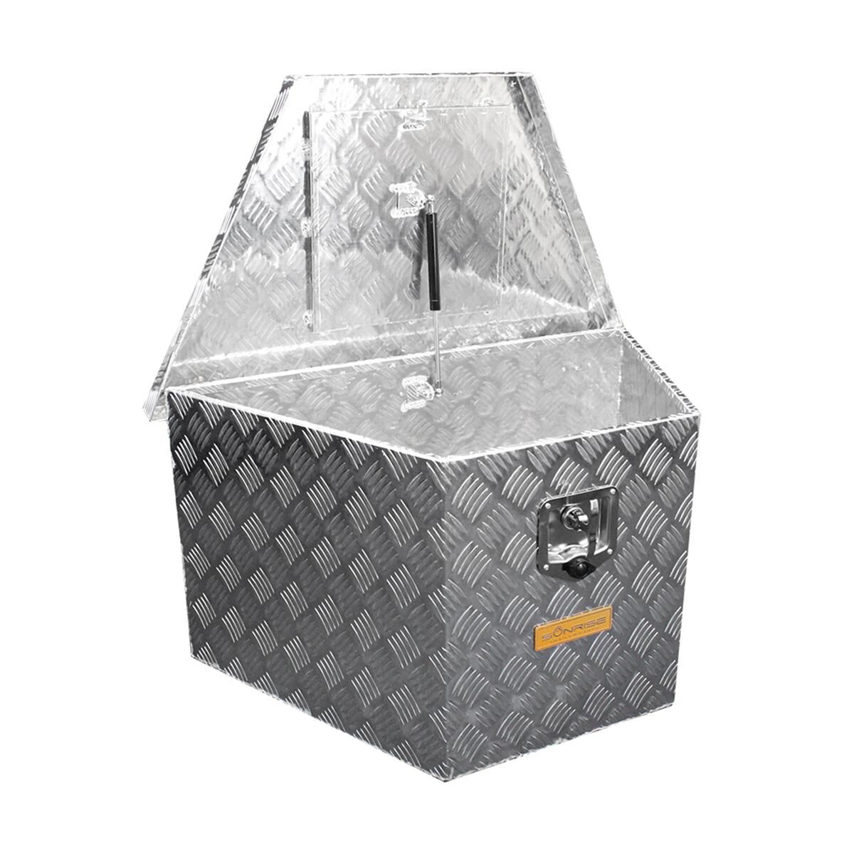 Sunrise Aluminium Tool Box Draw Bar Mounted 865 x 485 x 460mm, , scaau_hi-res