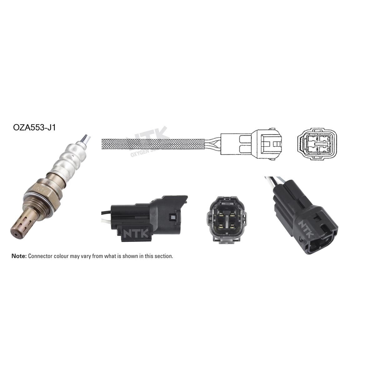 NTK OXYGEN SENSOR - OZA553-J1, , scaau_hi-res