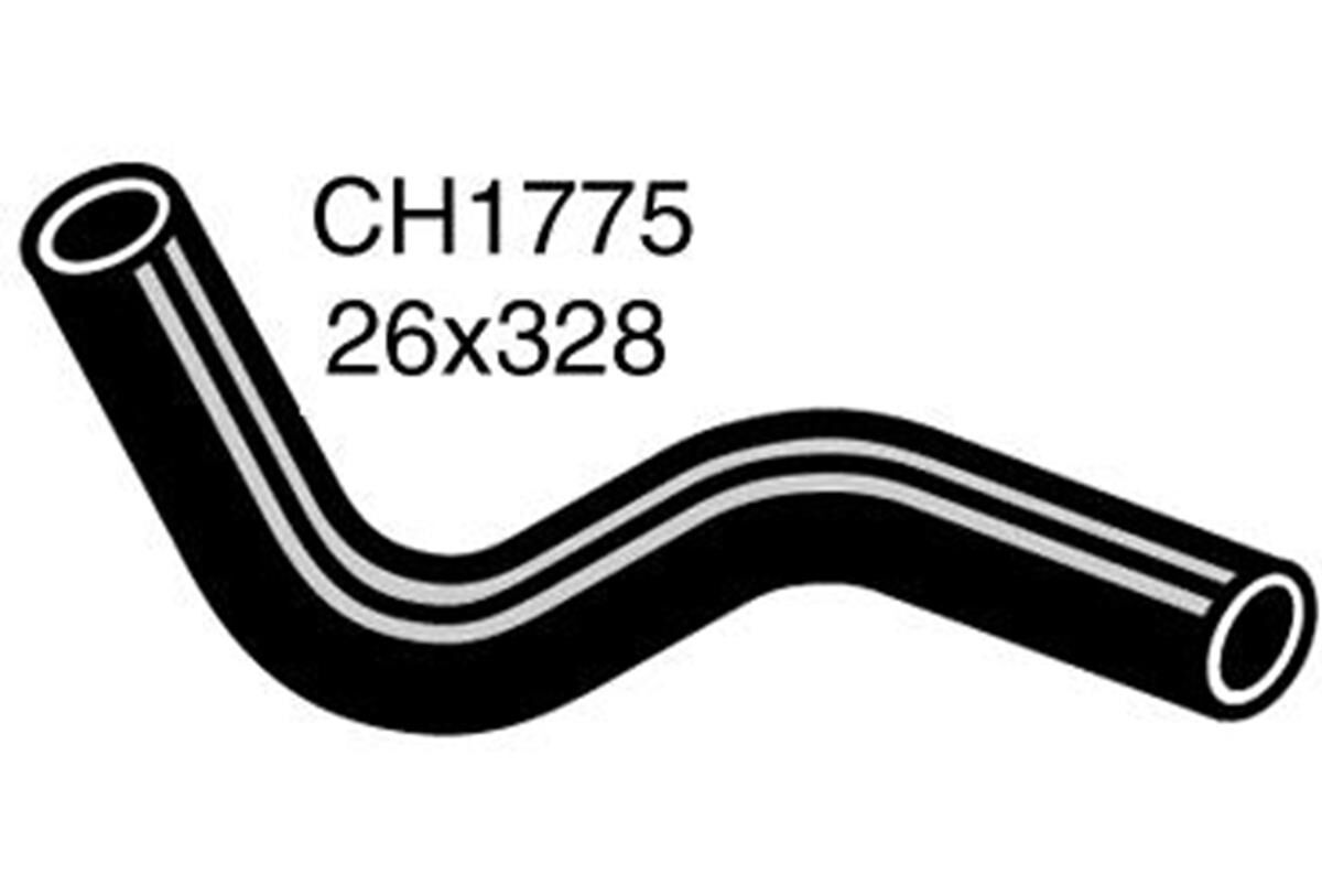 Radiator Upper Hose  - FORD FESTIVA WB - 1.3L I4  PETROL - Manual, , scaau_hi-res