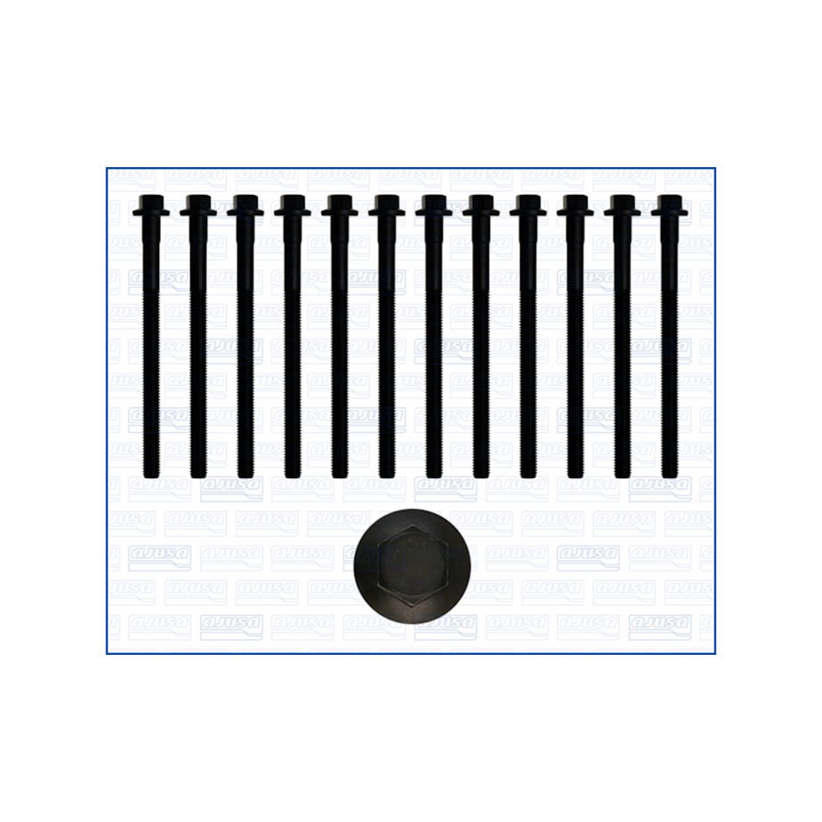 SUIT VOL HEAD BOLT SET - 161mm O/L, , scaau_hi-res