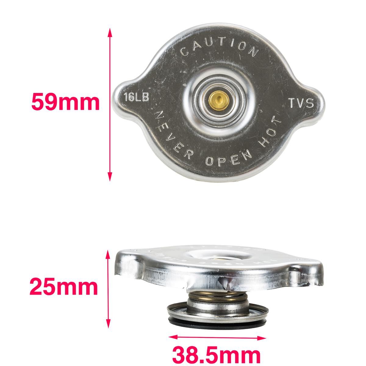 Radiator Cap Recovery System 16PSI, 110KPA, , scaau_hi-res