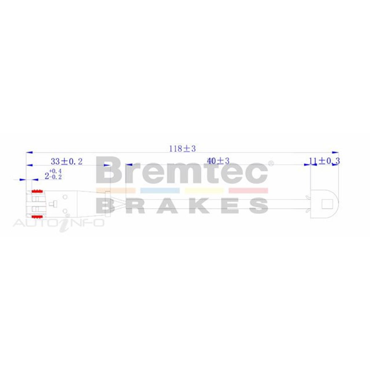 EUROLINE BRAKE WEAR SENSOR, , scaau_hi-res