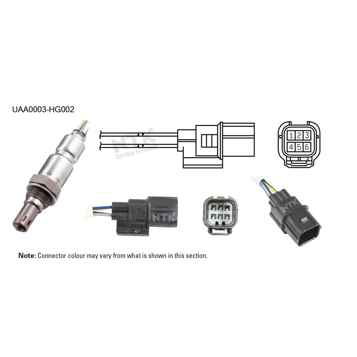 NTK AIR FUEL RATIO SENSOR - UAA0003-HG002, , scaau_hi-res