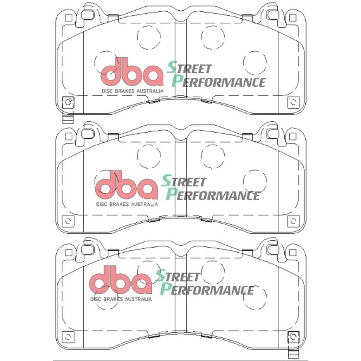 DBA SP PERFORMANCE BRAKE PADS [ Ford Mustang 2015 Brembo 6 Piston F ], , scaau_hi-res