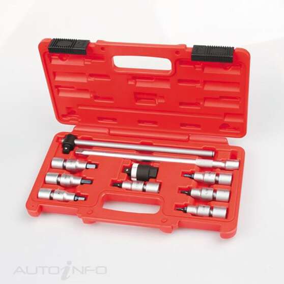 TOLEDO BIT SOCKET SET SAE 10PC, , scaau_hi-res